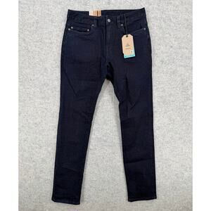 NWT PrAna Hillgard Slim Fit Dark Blue Rinse Wash Tapered Leg Jeans Size 30/32